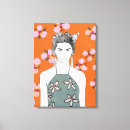 Search for lady canvas prints Flowers
