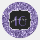 Search for purple sweet 16 stickers Sparkle