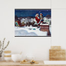 Search for wyeth posters Santa and sleigh