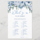 Search for whats in your purse bridal shower games Elegant
