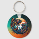 Search for zodiac sign key rings Mystical