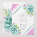 Search for succulent wedding invitations Pastel