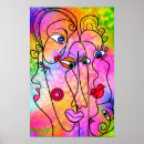 Search for abstract face painting posters Women