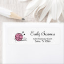 Search for yarn return address labels Knitting needles