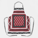 Search for red chevron aprons Pattern