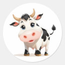 Search for cow cartoon stickers Cute