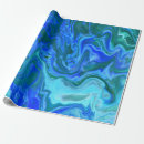 Search for abstract art wrapping paper Blue