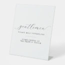 Search for restroom wedding signs Calligraphy