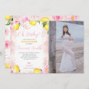 Search for pink lemonade baby shower invitations Mother to be