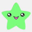 Search for star face stickers Cute