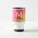 Search for pink travel mugs Initial