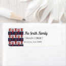 Search for navy and grey return address labels Nautical
