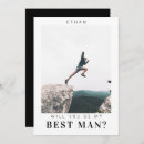 Search for will you be my best man invitations Typography