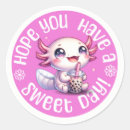 Search for cute axolotl stickers Boba