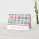 Search for preppy thank you cards Plaid