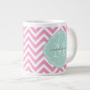 Search for pink and mint mugs Pattern