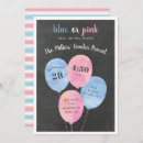 Search for chalkboard gender reveal invitations Elegant