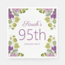 Search for 95th birthday napkins Botanical