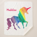 Search for unicorn blankets Rainbow