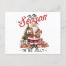 Search for vintage santa claus postcards Watercolor