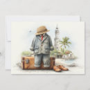 Search for adventure 1st birthday invitations Baby boy