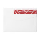 Search for red ornament return address labels Stylish