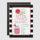 Search for summer 1st birthday invitations One in a melon