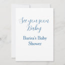 Search for blue baby invitations Calligraphy typography