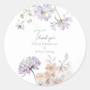 Search for light purple wedding stickers Floral