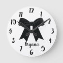 Search for wedding shower clocks Girly