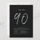 Search for black and silver party invitations Modern