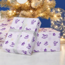 Search for christmas purple wrapping paper Santa