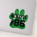 Search for jersey numbers stickers Player
