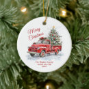 Search for trucks christmas tree decorations Vintage