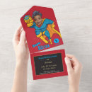 Search for comic hero invitations Colourful