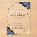 Search for formal 40th birthday invitations Forty