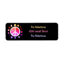 Search for peace on earth return address labels World