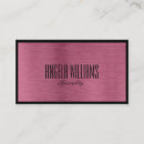 Search for rose gold metal business cards Makeup artist