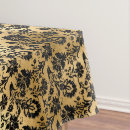 Search for black and gold tablecloths Elegant