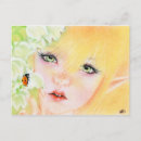 Search for flower fairy postcards Ladybug
