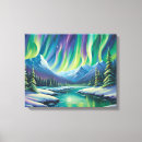 Search for northern lights canvas prints Landscape
