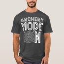 Search for shooting target tshirts Bow and arrow