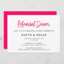Search for modern calligraphy rehearsal dinner invitations Handwritten