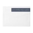 Search for navy return address labels weddings Calligraphy