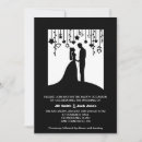 Search for bride and groom silhouette wedding invitations Silhouettes