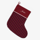 Search for simple and elegant christmas stockings Red