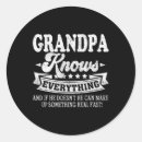 Search for know everything stickers Grandpa