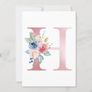 Search for monogram stamp letter invitations Botanical