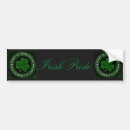 Search for irish pride bumper stickers Green