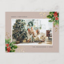 Search for holly and berries christmas cards Poinsettia